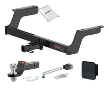 Trailer Hitch + Drawbar + Lock + Cover Bundles for 2022 Subaru Crosstrek