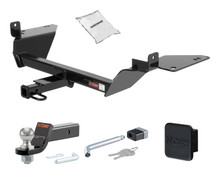 Trailer Hitch + Drawbar + Lock + Cover Bundles for 1998 Oldsmobile Intrigue