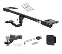Trailer Hitch + Drawbar + Lock + Cover Bundles for 1992 Toyota MR2