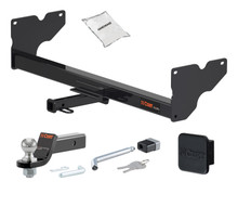 Trailer Hitch + Drawbar + Lock + Cover Bundles for 2019 Volkswagen Tiguan