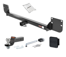 Trailer Hitch + Drawbar + Lock + Cover Bundles for 2002 Mini Cooper