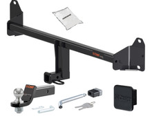 Trailer Hitch + Drawbar + Lock + Cover Bundles for 2018 Mini Cooper Clubman