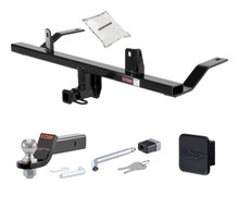 Trailer Hitch + Drawbar + Lock + Cover Bundles for 2012 Subaru Impreza