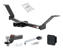 Trailer Hitch + Drawbar + Lock + Cover Bundles for 2008 Hyundai Elantra