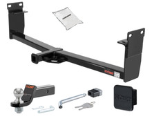 03 - 06 Mitsubishi Outlander -- 1.25in. CURT Trailer Hitch + Ball Mount + Cover + Lock Kit by CURT HWA1991