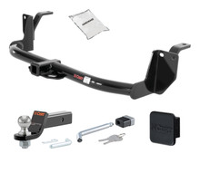 Trailer Hitch + Drawbar + Lock + Cover Bundles for 2010 Honda Accord Crosstour