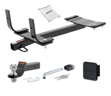 Trailer Hitch + Drawbar + Lock + Cover Bundles for 2004 BMW 325Ci