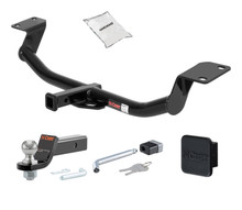 Trailer Hitch + Drawbar + Lock + Cover Bundles for 2009 Pontiac Vibe