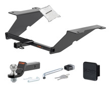 Trailer Hitch + Drawbar + Lock + Cover Bundles for 2020 Hyundai Sonata