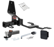 95 - 98 SAAB 900 Convertible 1.25in. CURT Trailer Hitch + Ball Mount + Cover + Lock Kit by CURT HWA2215