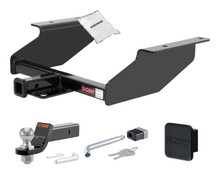 Trailer Hitch + Drawbar + Lock + Cover Bundles for 2008 Hyundai Tiburon
