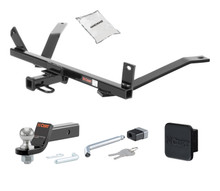 Trailer Hitch + Drawbar + Lock + Cover Bundles for 2004 Chevrolet Cavalier