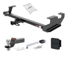 Trailer Hitch + Drawbar + Lock + Cover Bundles for 1997 Chevrolet Malibu
