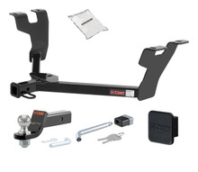 Trailer Hitch + Drawbar + Lock + Cover Bundles for 2007 Subaru Legacy