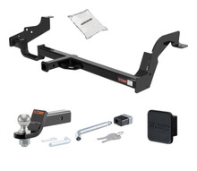 90 - 04 Subaru Legacy Wagon 1.25in. CURT Trailer Hitch + Ball Mount + Cover + Lock Kit by CURT HWA2304