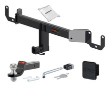 17 - 19 Chevrolet Cruze Sedan, diesel 1.25in. CURT Trailer Hitch + Ball Mount + Cover + Lock Kit by CURT HWA331
