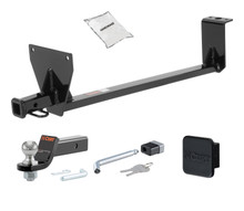 Trailer Hitch + Drawbar + Lock + Cover Bundles for 2006 Mercedes-Benz C350