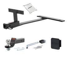 Trailer Hitch + Drawbar + Lock + Cover Bundles for 2009 BMW 528i xDrive