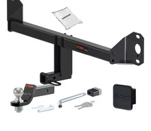 Trailer Hitch + Drawbar + Lock + Cover Bundles for 2017 BMW 540i