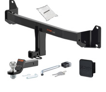Trailer Hitch + Drawbar + Lock + Cover Bundles for 2023 BMW X2