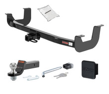 Trailer Hitch + Drawbar + Lock + Cover Bundles for 2004 Lincoln LS