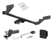 Trailer Hitch + Drawbar + Lock + Cover Bundles for 2019 Kia Forte