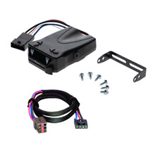 2005-2014 Land Rover Range Rover Reese Towpower Brakeman IV Time Delay Brake Controller for Trailers with 1 to 4 Axles Black 8507111