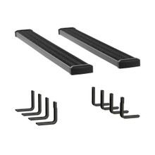 LUVERNE Grip Step 7" x 78" Black Aluminum Running Boards, Select Ford Super Duty 415078-409922