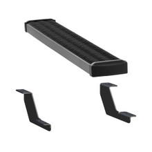 LUVERNE Grip Step 7" x 54" Black Aluminum Rear Step, Select Chevy Express, GMC Savana 415254-400345
