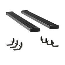 LUVERNE Grip Step 7" x 88" Black Aluminum Running Boards, Select Dodge, Ram 415088-401632
