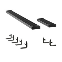 LUVERNE Grip Step 7" x 36", 100" Black Aluminum Running Boards, Select Sprinter 415100-400744