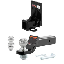 1992-2000 Mitsubishi Montero 2 or 4-Door, Except Sport CURT Class 3 Trailer Hitch, 2" Receiver + 2" Ball + 1-7/8" Ball Kit