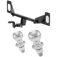 2016-2025 Honda Civic Sedan, excluding center exhaust Class 1 Trailer Hitch, 1-1/4" Ball Mount