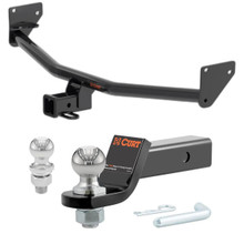 2024-2025 Hyundai Kona Excluding N Line or EV CURT Class 3 Trailer Hitch, 2" Receiver + 2" Ball + 1-7/8" Ball Kit