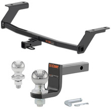 2019-2025 Mazda 3 Hatchback Class 1 Trailer Hitch, 1-1/4" Receiver + 2" Ball + 1-7/8" Ball Kit