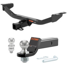 2013-2018 Acura RDX All CURT Class 3 Trailer Hitch, 2" Receiver + 2" Ball + 1-7/8" Ball Kit