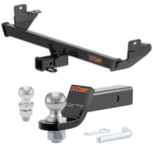 2024-2025 Mazda CX-90 All CURT Class 3 Trailer Hitch, 2" Receiver + 2" Ball + 1-7/8" Ball Kit