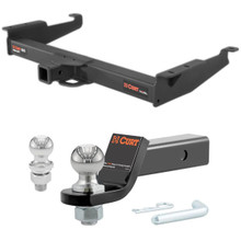 1996-2014 GMC Savana 1500 All Xtra Duty CURT Class 5 Trailer Hitch, 2" Receiver + 2" Ball + 1-7/8" Ball Kit
