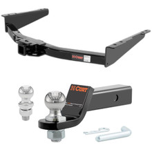 2012-2021 Nissan NV1500 All CURT Class 4 Trailer Hitch, 2" Receiver + 2" Ball + 1-7/8" Ball Kit