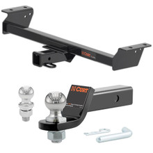 2016-2022 Lexus RX350 Excluding F Sport CURT Class 3 Trailer Hitch, 2" Receiver + 2" Ball + 1-7/8" Ball Kit