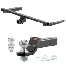 2018-2025 Honda Odyssey All CURT Class 3 Trailer Hitch, 2" Receiver + 2" Ball + 1-7/8" Ball Kit