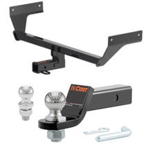 2021-2025 Nissan Rogue All CURT Class 3 Trailer Hitch, 2" Receiver + 2" Ball + 1-7/8" Ball Kit