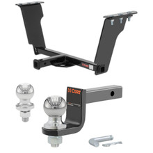 2003-2013 Cadillac CTS Sedan Class 1 Trailer Hitch, 1-1/4" Receiver + 2" Ball + 1-7/8" Ball Kit