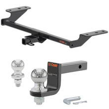2020-2024 Kia Forte Excluding GT Class 1 Trailer Hitch, 1-1/4" Receiver + 2" Ball + 1-7/8" Ball Kit