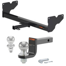 2018-2024 Volkswagen Tiguan All Class 2 Trailer Hitch, 1-1/4" Receiver + 2" Ball + 1-7/8" Ball Kit