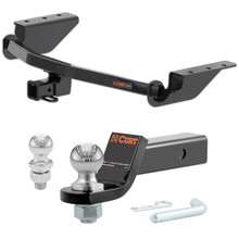 2013-2018 Toyota RAV4 All CURT Class 3 Trailer Hitch, 2" Receiver + 2" Ball + 1-7/8" Ball Kit