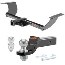 2015-2023 Chrysler 300 All CURT Class 3 Hitch, 2" Receiver + 2" Ball + 1-7/8" Ball Kit