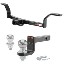 1992-2000 Honda Civic Sedan Class 1 Trailer Hitch, 1-1/4" Receiver + 2" Ball + 1-7/8" Ball Kit
