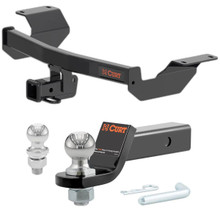 2017-2025 Honda CR-V All CURT Class 3 Trailer Hitch, 2" Receiver + 2" Ball + 1-7/8" Ball Kit