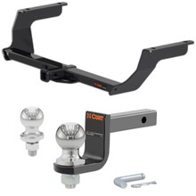 2017-2023 Subaru Impreza Hatchback, single exhaust Class 1 Trailer Hitch, 1-1/4" Receiver + 2" Ball + 1-7/8" Ball Kit